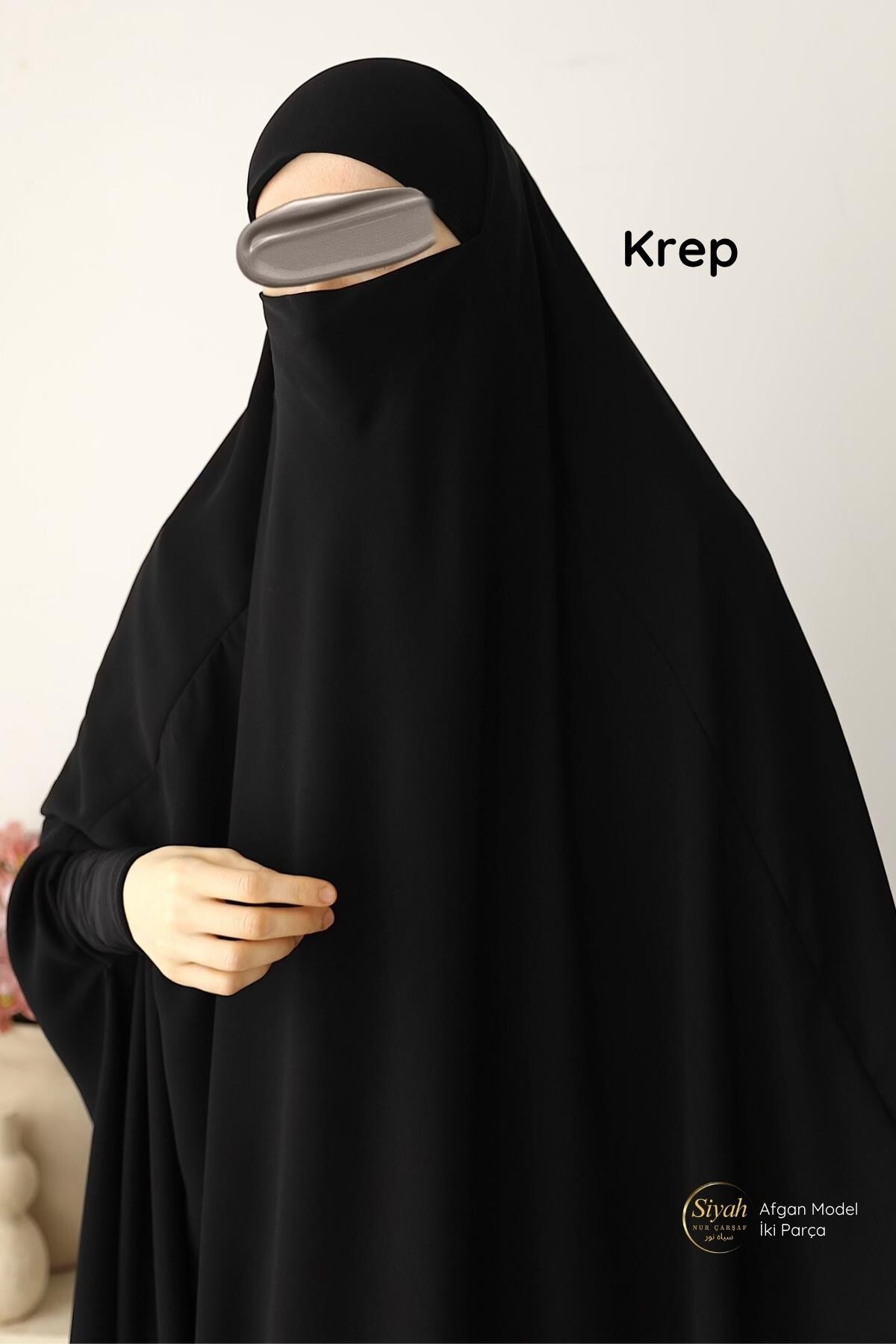 Afgan İki Parça Sandy Kol Krep Çarşaf - 2