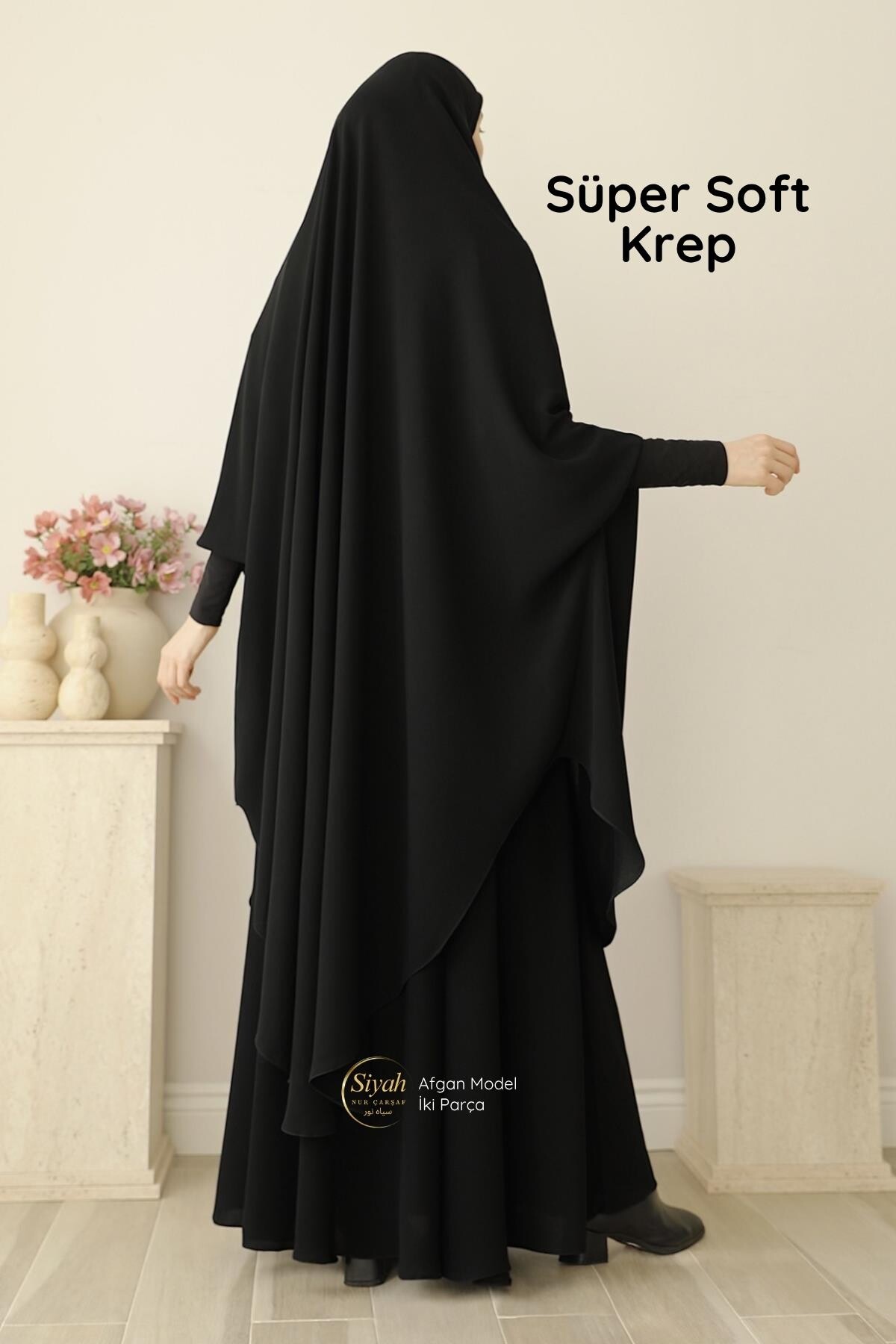 Afgan İki Parça Sandy Kol Soft Krep Çarşaf - 5