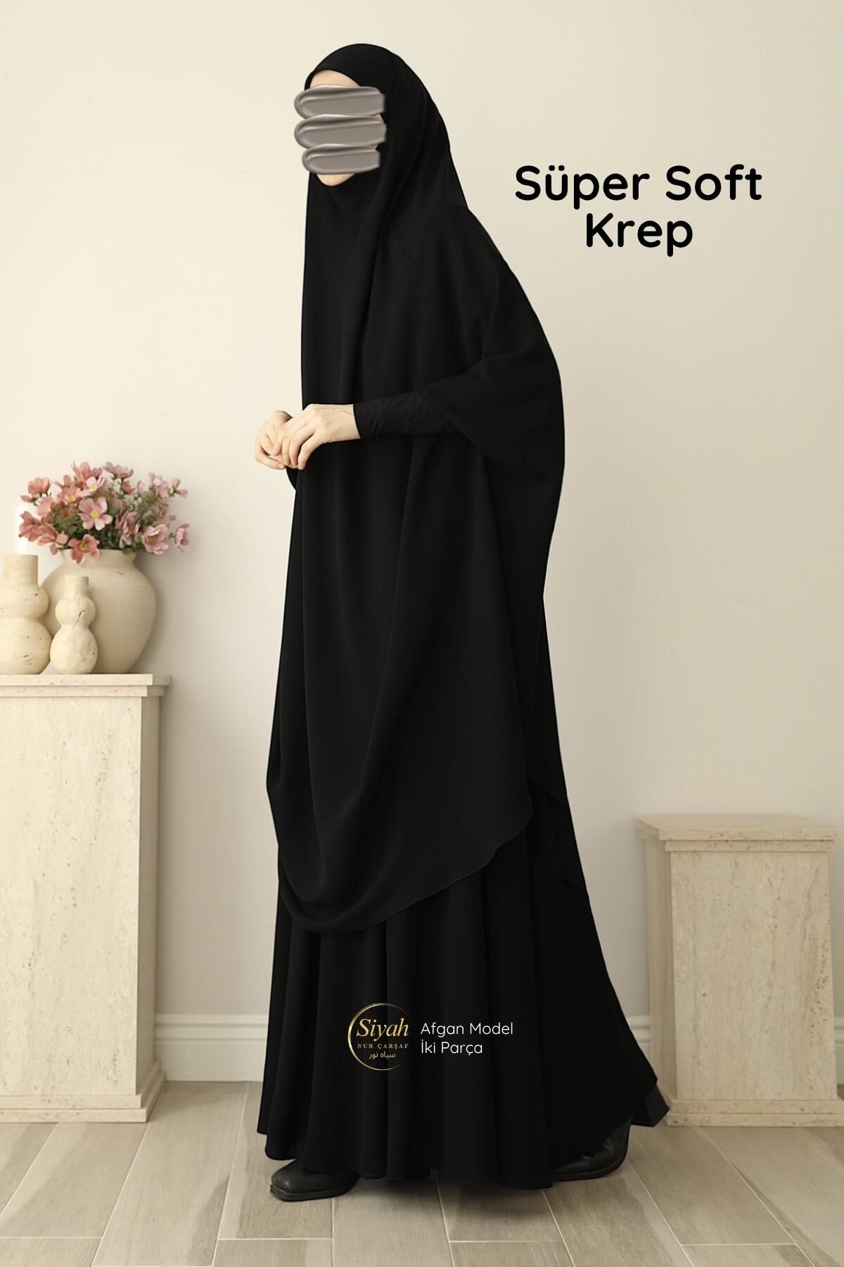 Afgan İki Parça Sandy Kol Soft Krep Çarşaf - 3