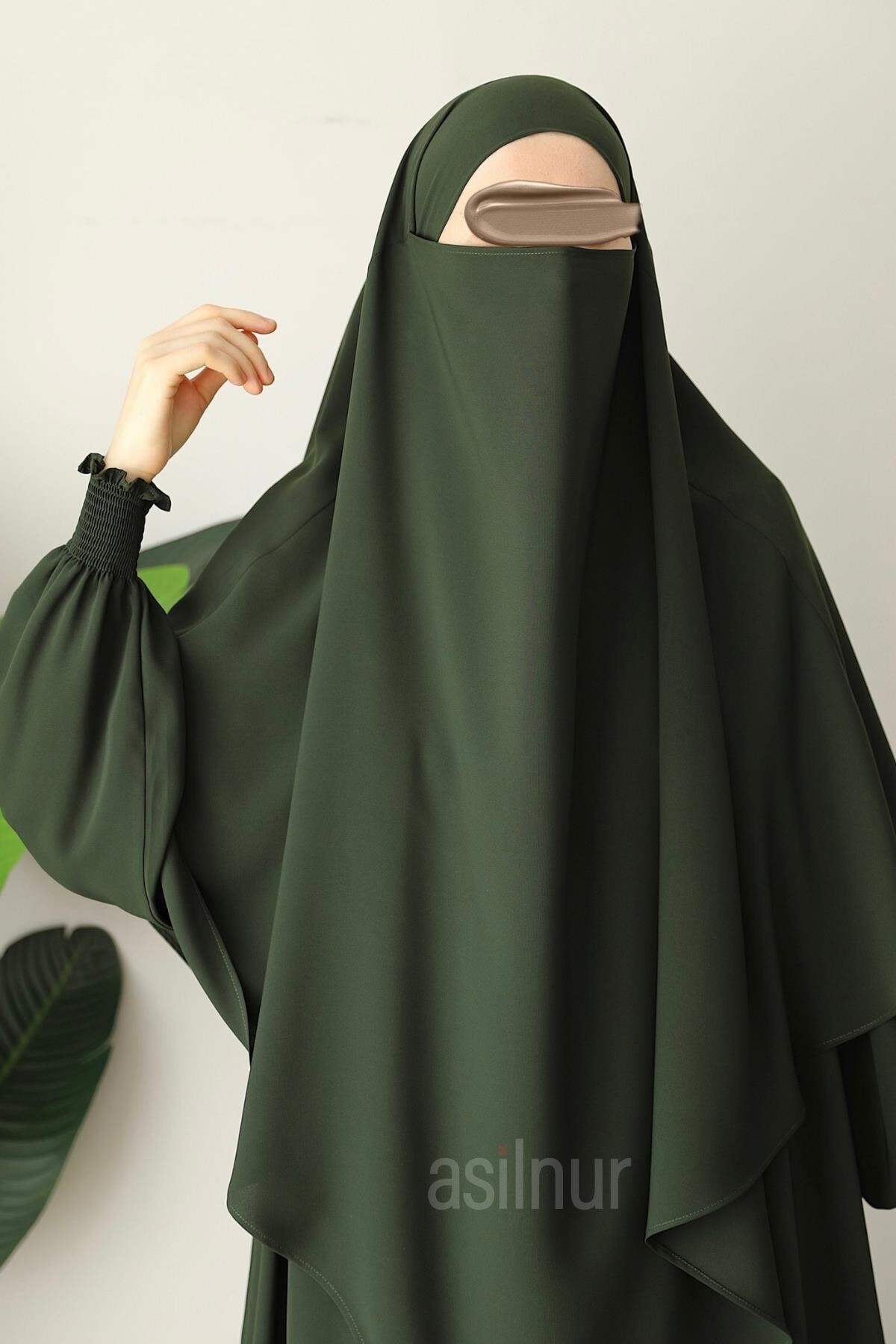 Alya Ferace Sufle Hediyeli Takım Haki - 12