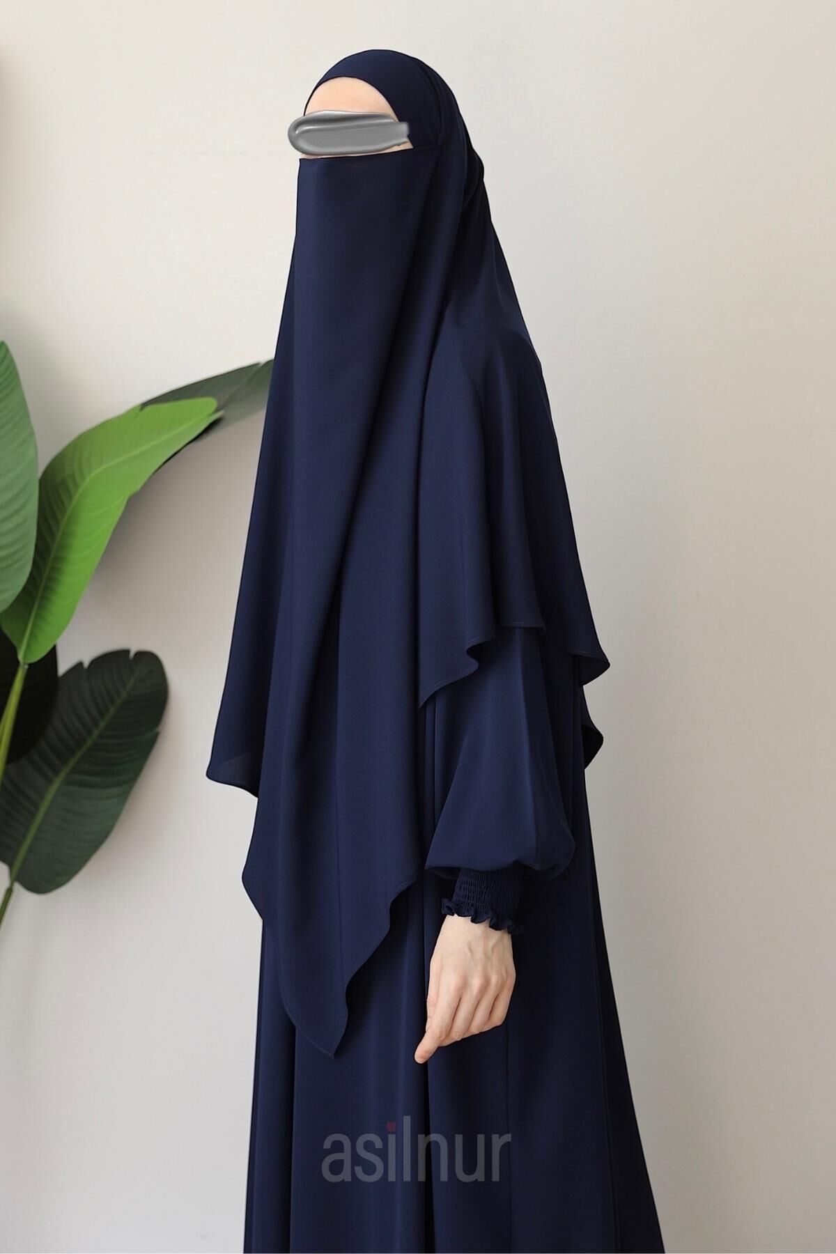 Alya Ferace Sufle Hediyeli Takım Lacivert - 6