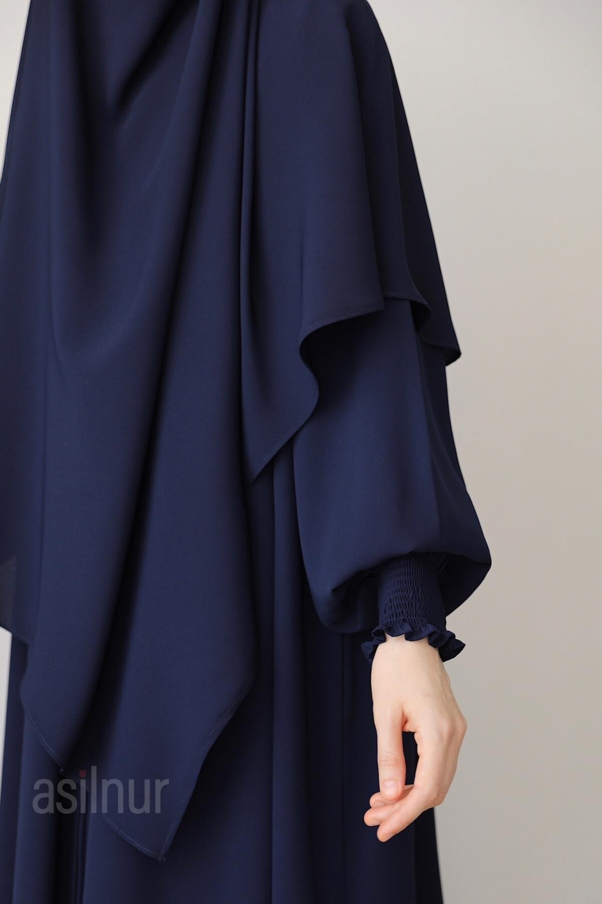 Alya Ferace Sufle Hediyeli Takım Lacivert - 7