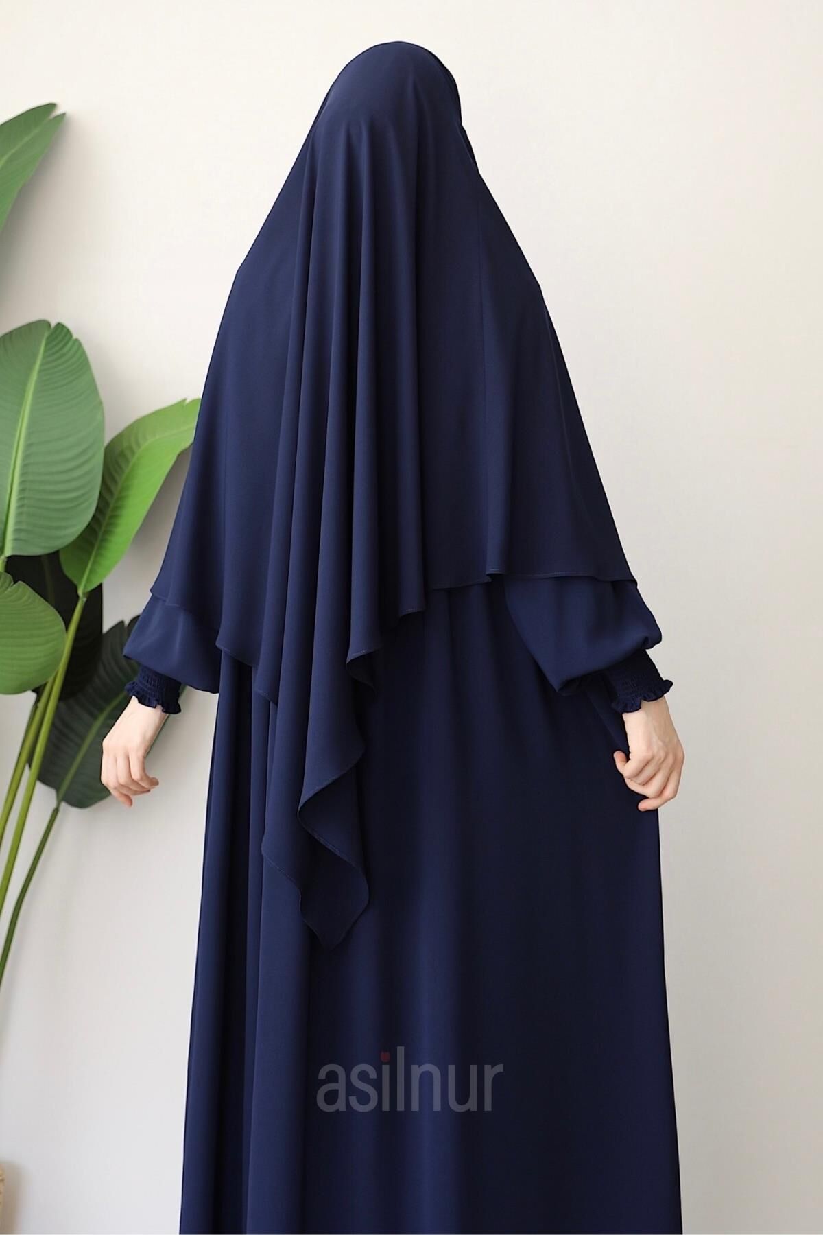 Alya Ferace Sufle Hediyeli Takım Lacivert - 9