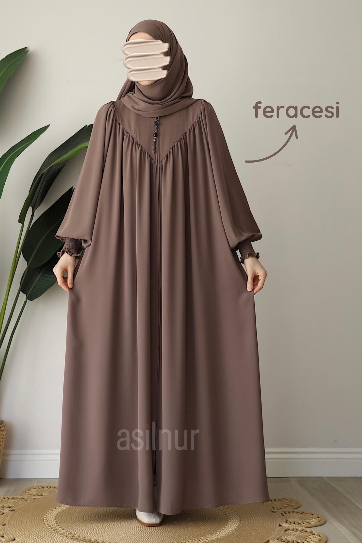 Alya Ferace Sufle Hediyeli Takım Vizon - 4