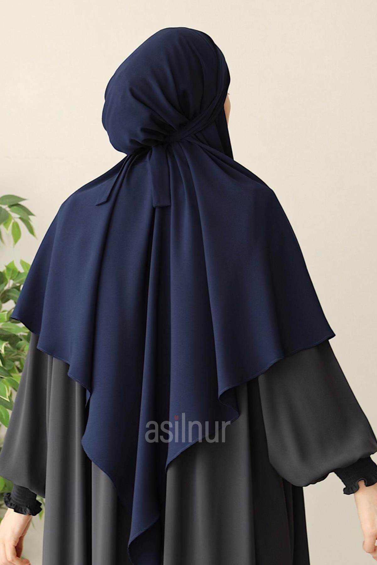Alya Tek Katlı Sufle Lacivert - 4