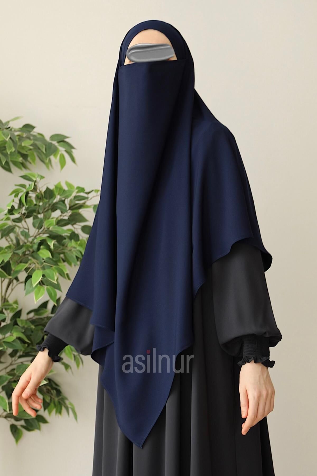 Alya Tek Katlı Sufle Lacivert - 5