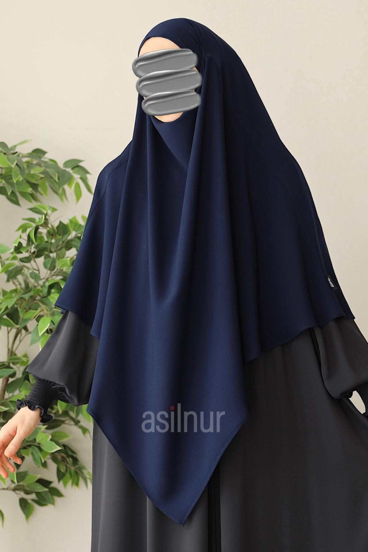 Alya Tek Katlı Sufle Lacivert - 2