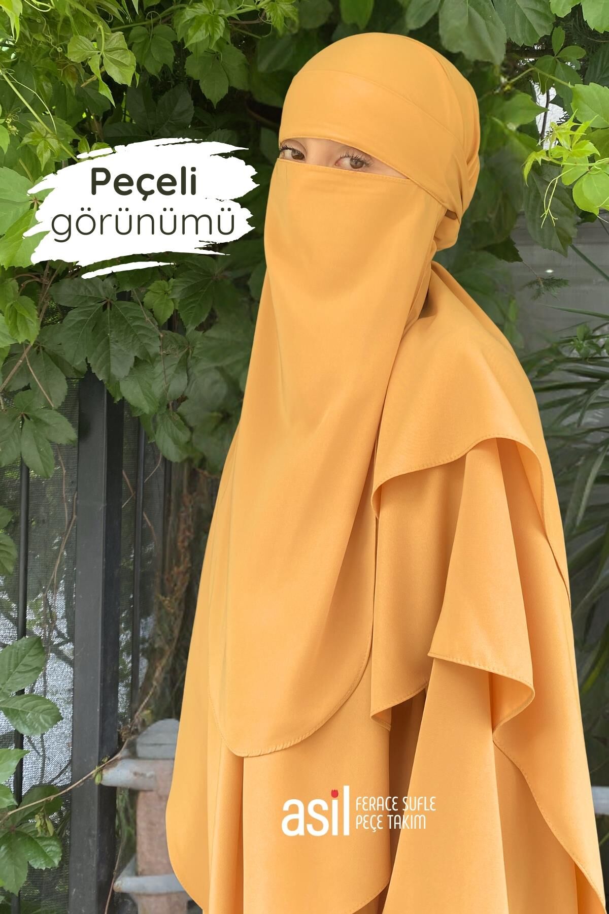 Asil Ferace Sufle Peçe Takım Hardal - 13