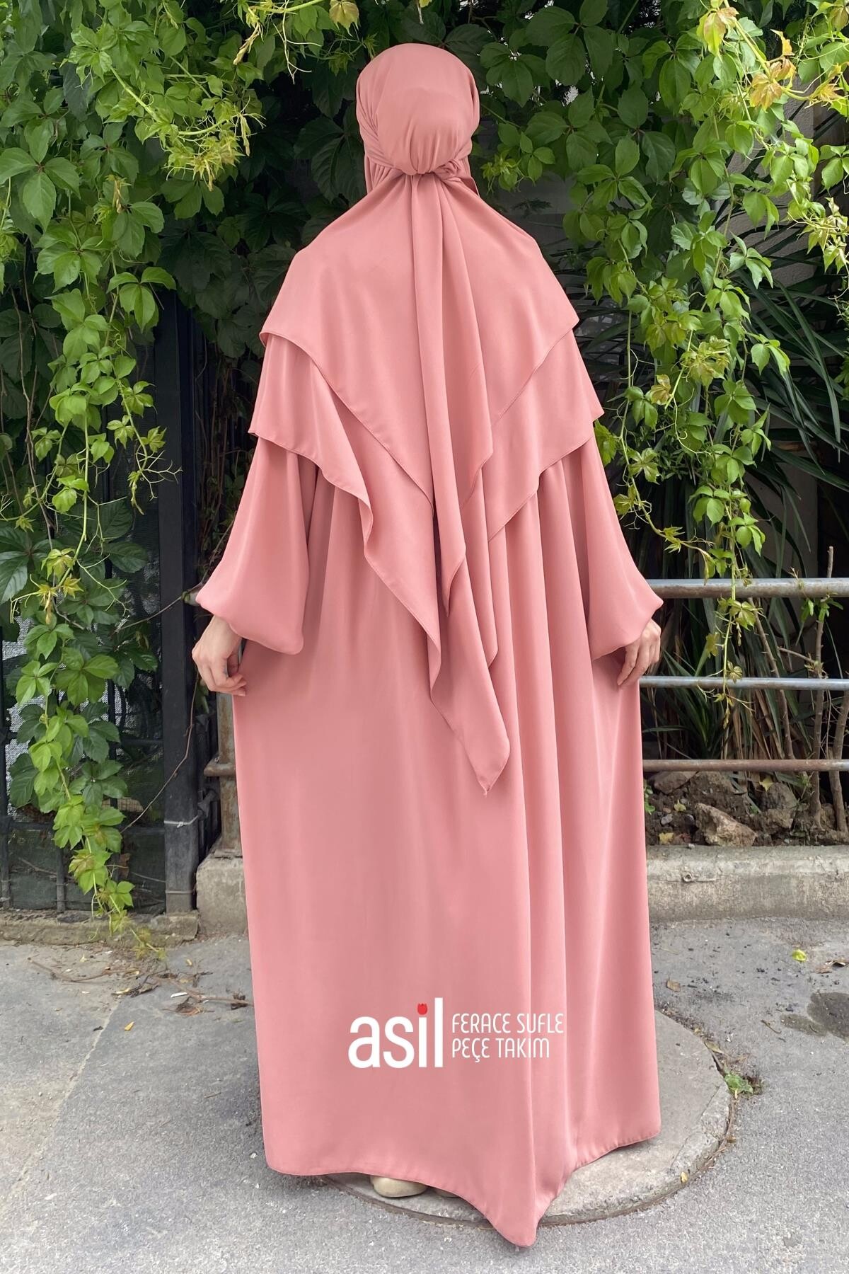 Asil Ferace Sufle Peçe Takım Somon - 16