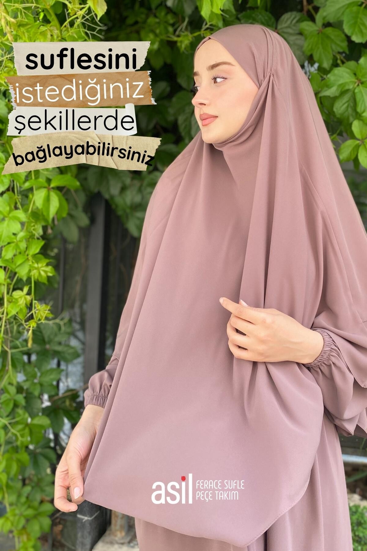 Asil Ferace Sufle Peçe Takım Toprak - 4