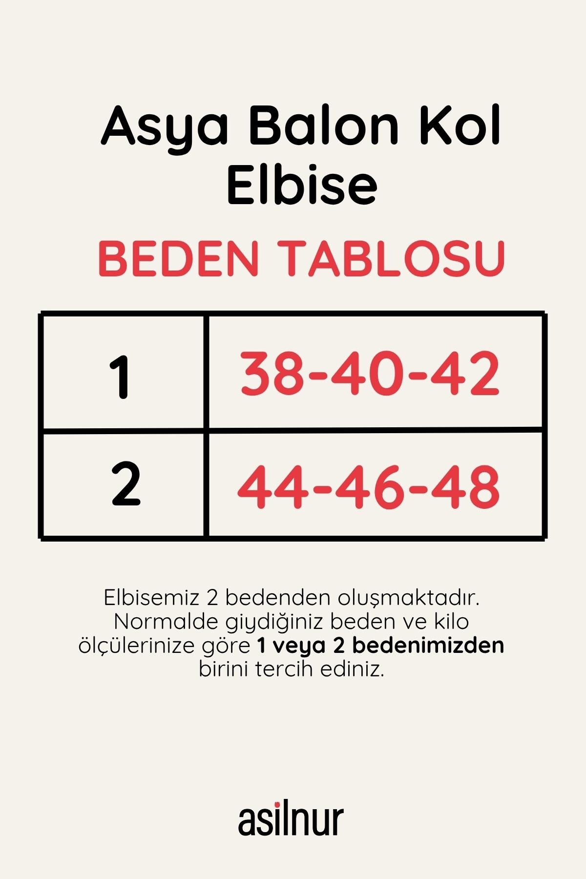 Asya Balon Kol Elbise Mürdüm - 2