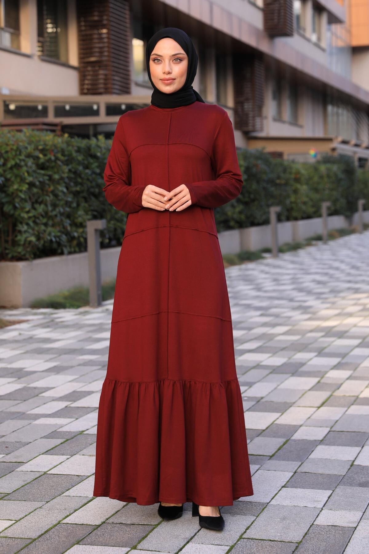 Beril Elbise Bordo 
