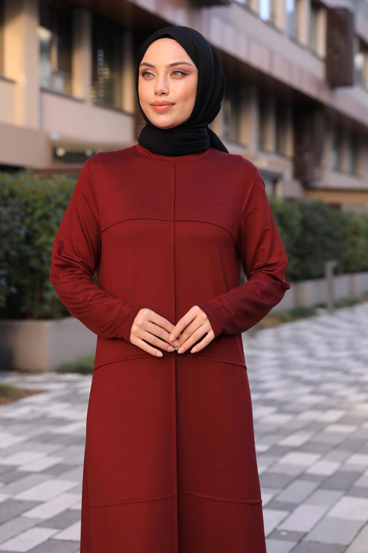 Beril Elbise Bordo - 6