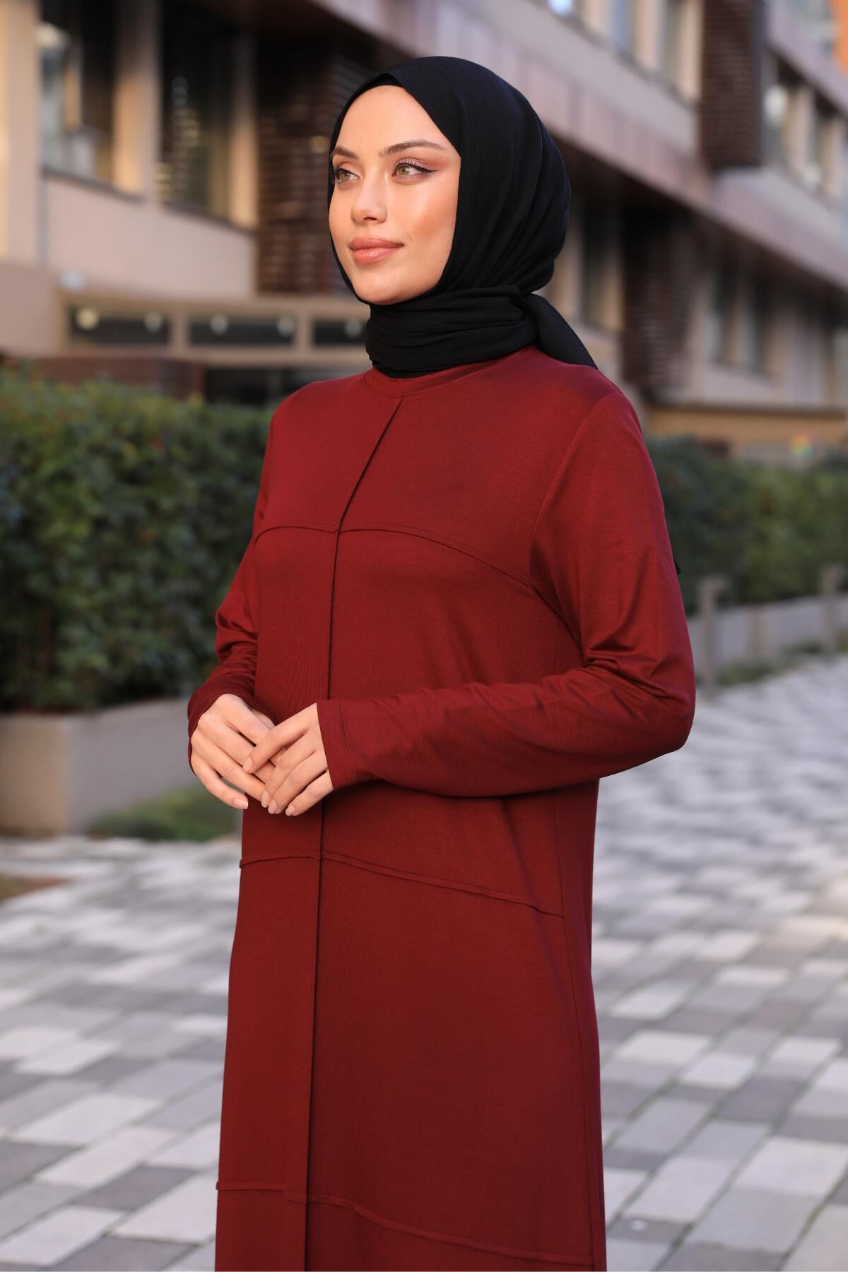Beril Elbise Bordo - 7