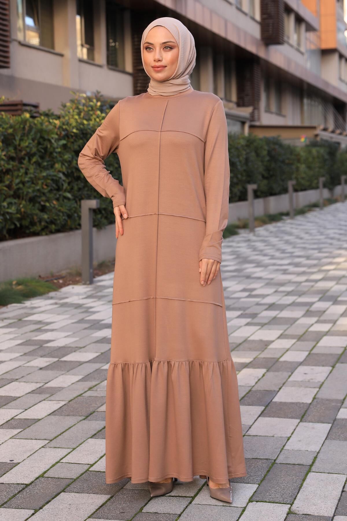 Beril Elbise Latte - 5