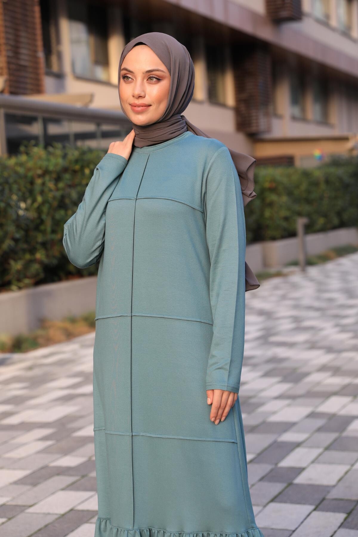 Beril Elbise Mint Yeşil - 6