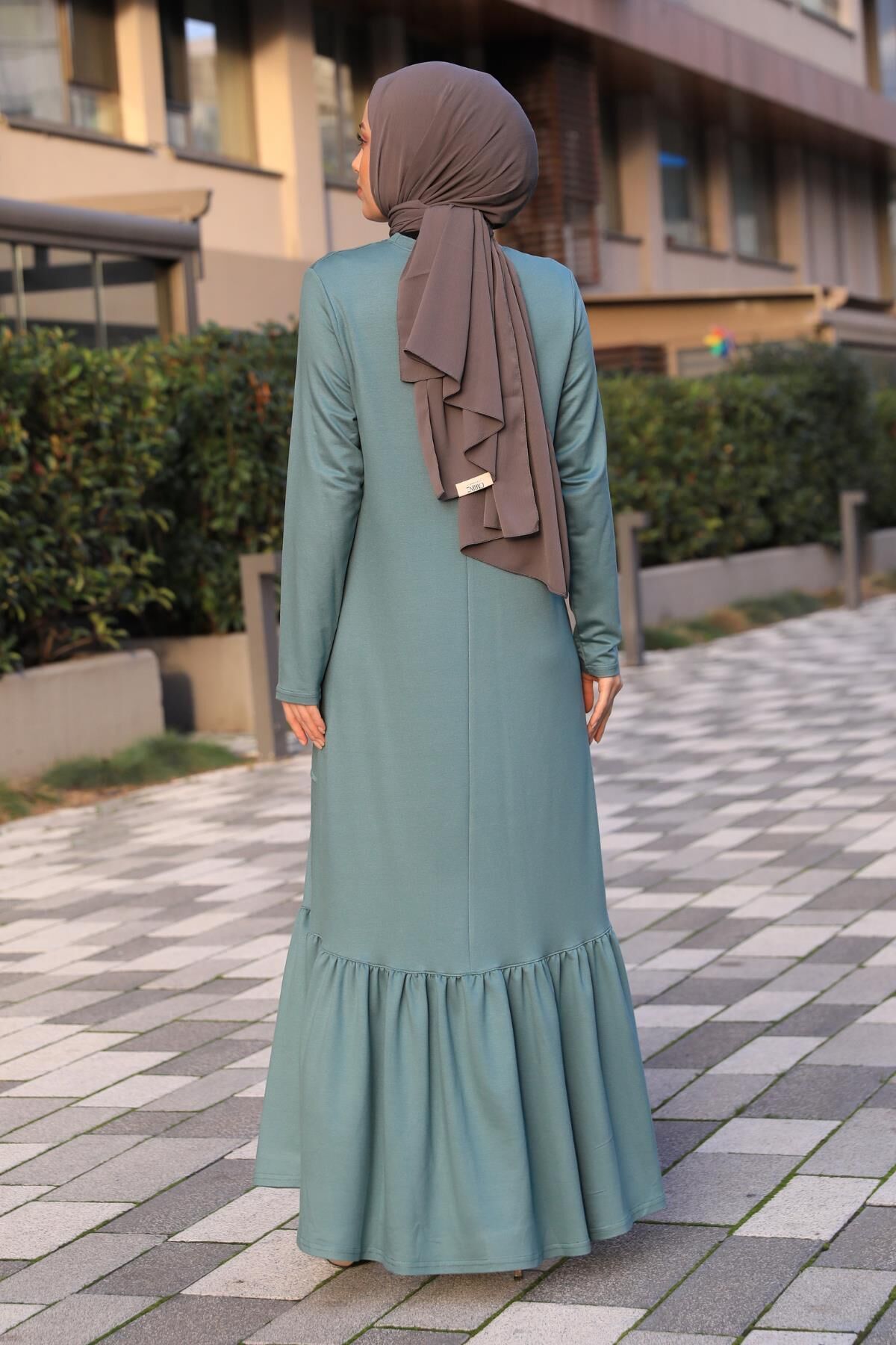 Beril Elbise Mint Yeşil - 8