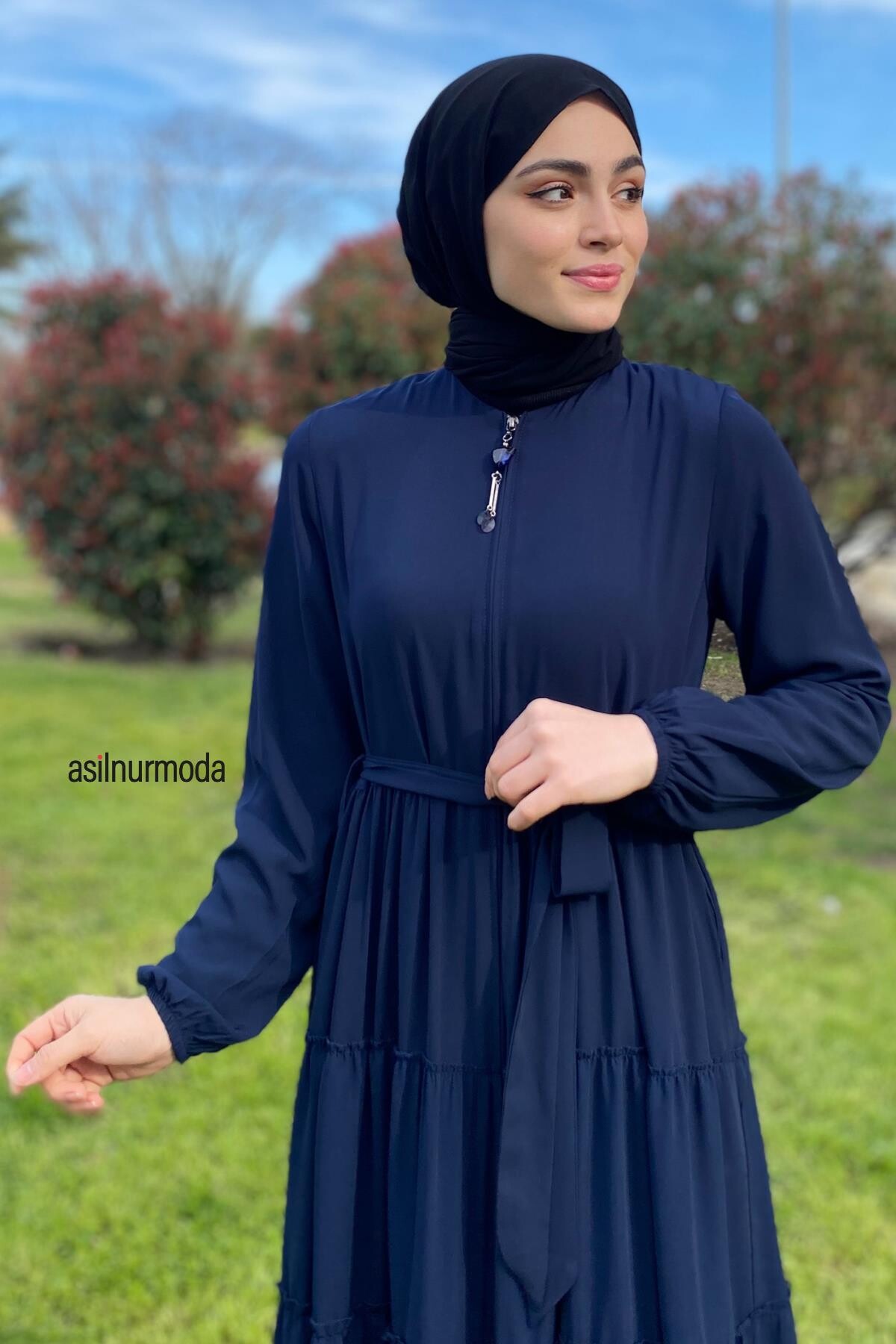 Buket Ferace Lacivert - 6