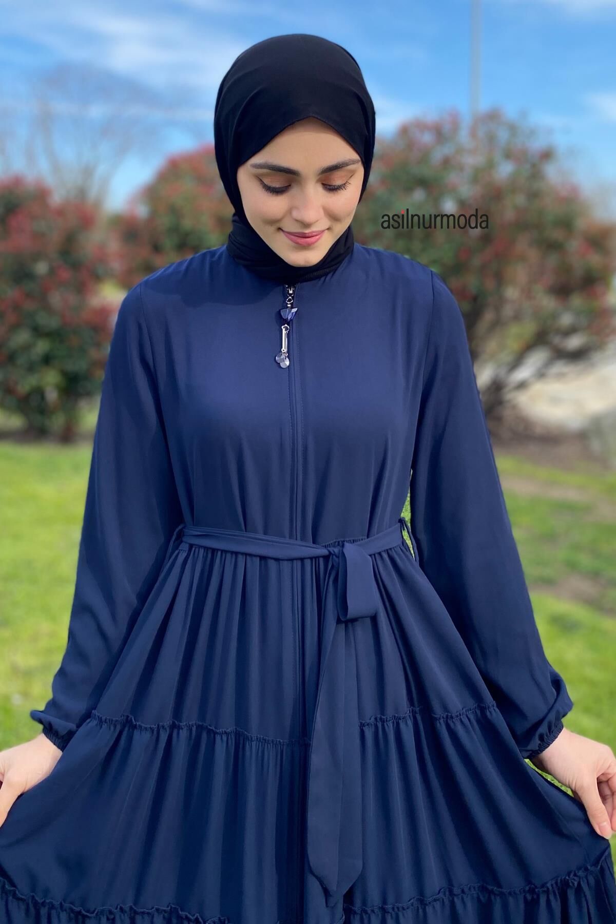 Buket Ferace Lacivert - 5