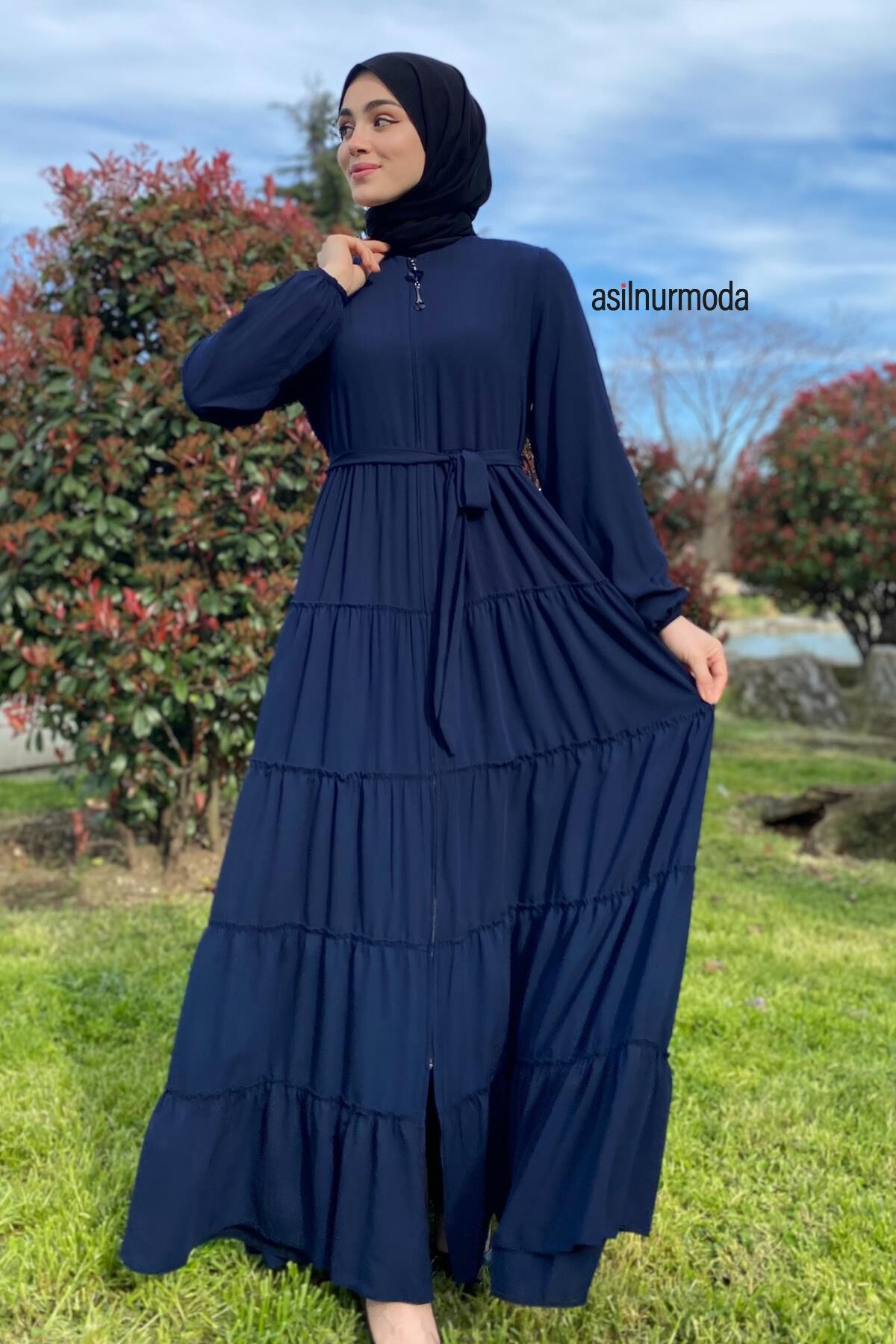 Buket Ferace Lacivert - 4