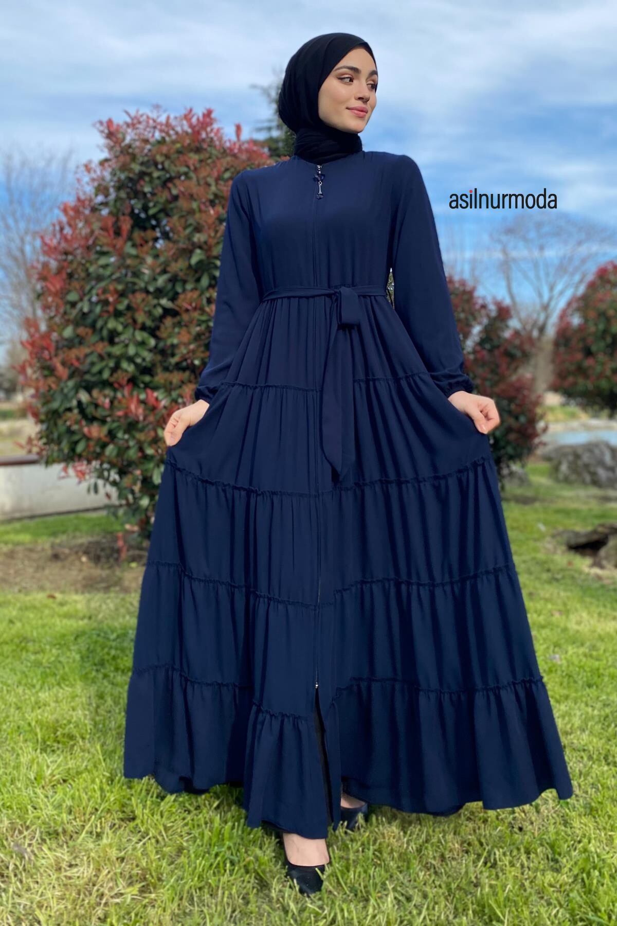 Buket Ferace Lacivert - 1