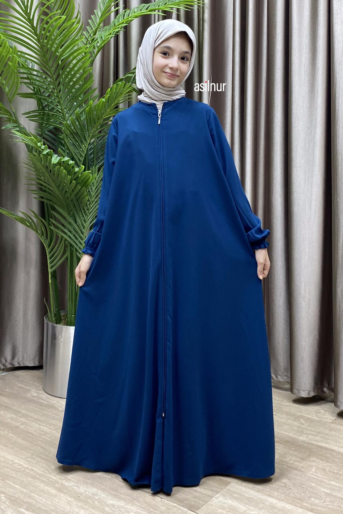 Çocuk Mevlana Ferace Petrol Mavisi - ASİLNUR