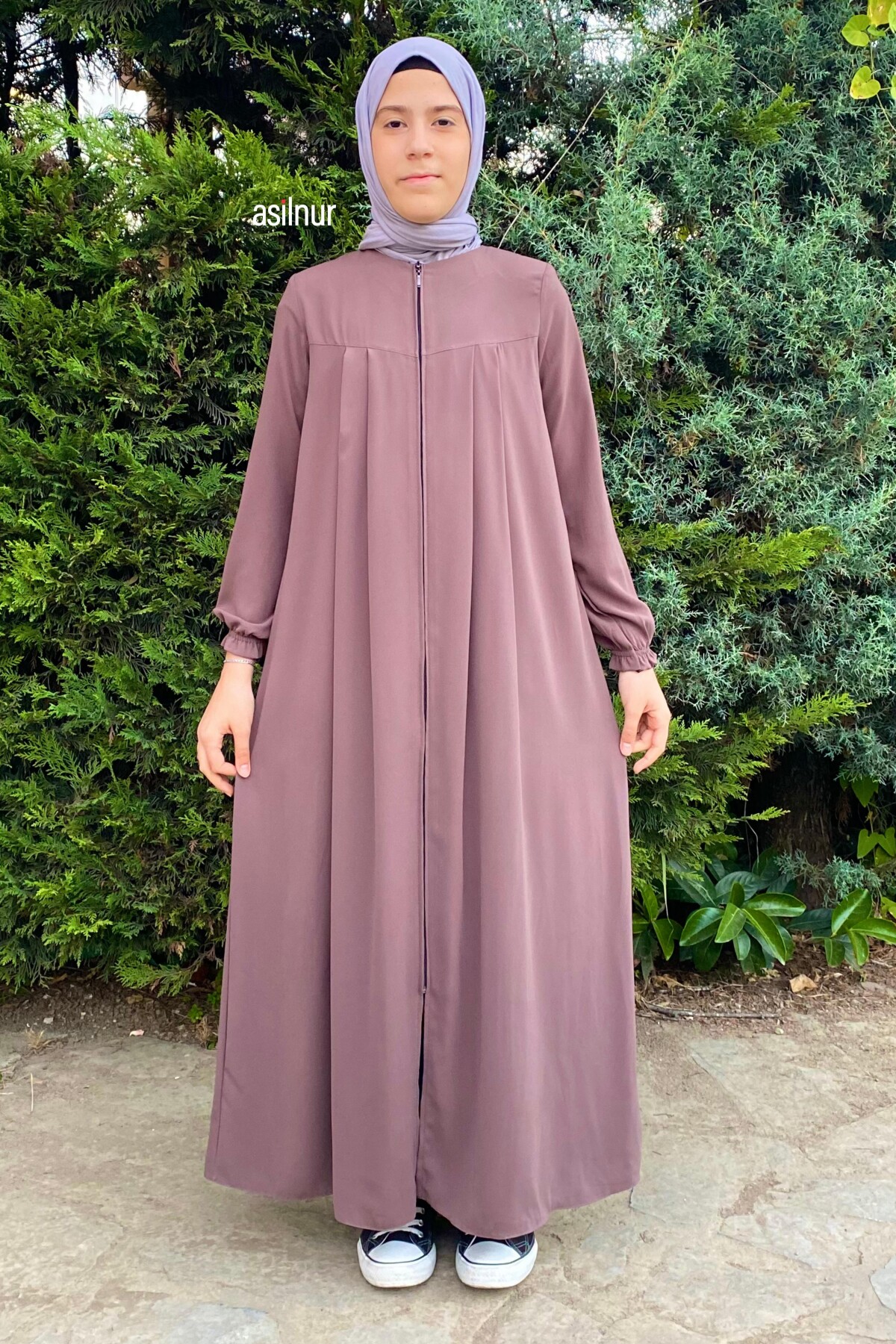 Çocuk Pileli Ferace Vizon - ASİLNUR