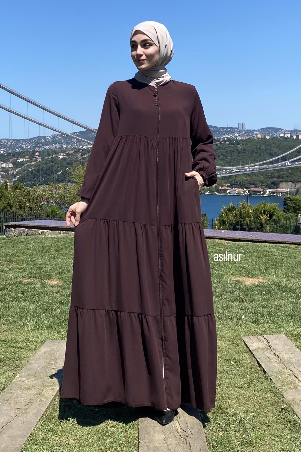 Demet Ferace Kahverengi - ASİLNUR