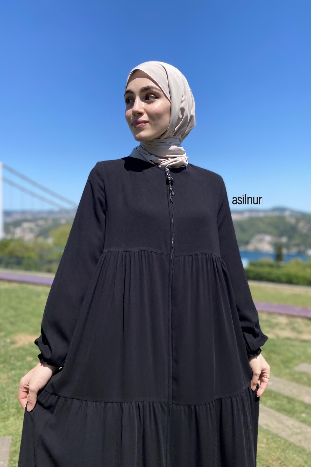 Demet Ferace Siyah - 5