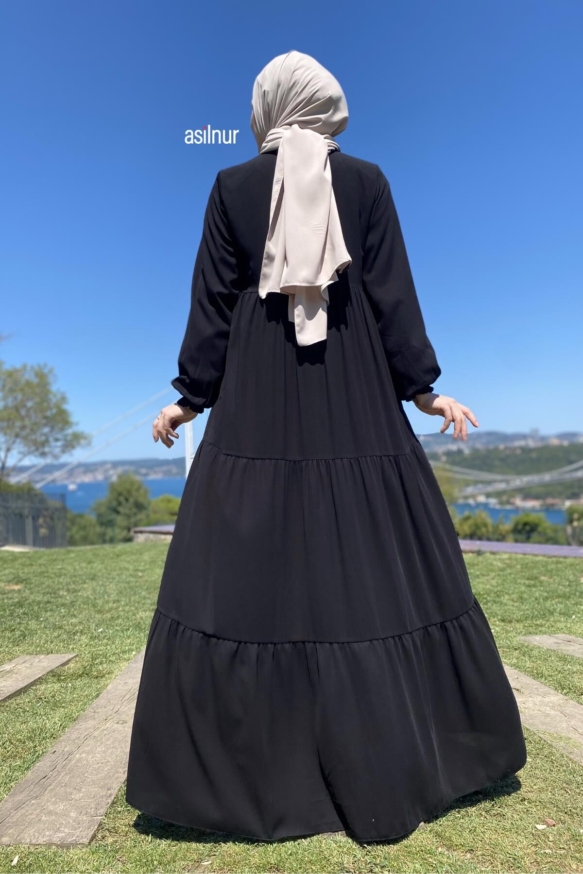 Demet Ferace Siyah - 4