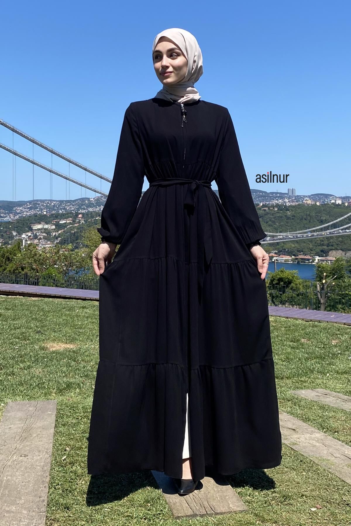 Demet Ferace Siyah - 6