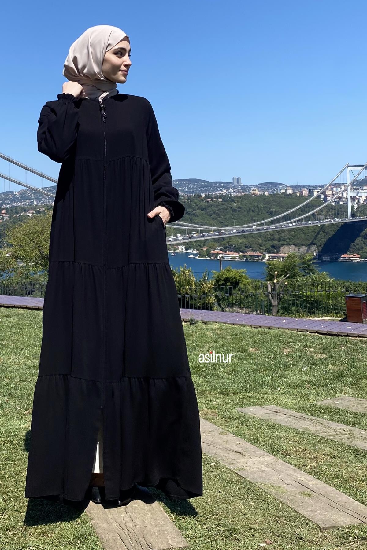 Demet Ferace Siyah - 7