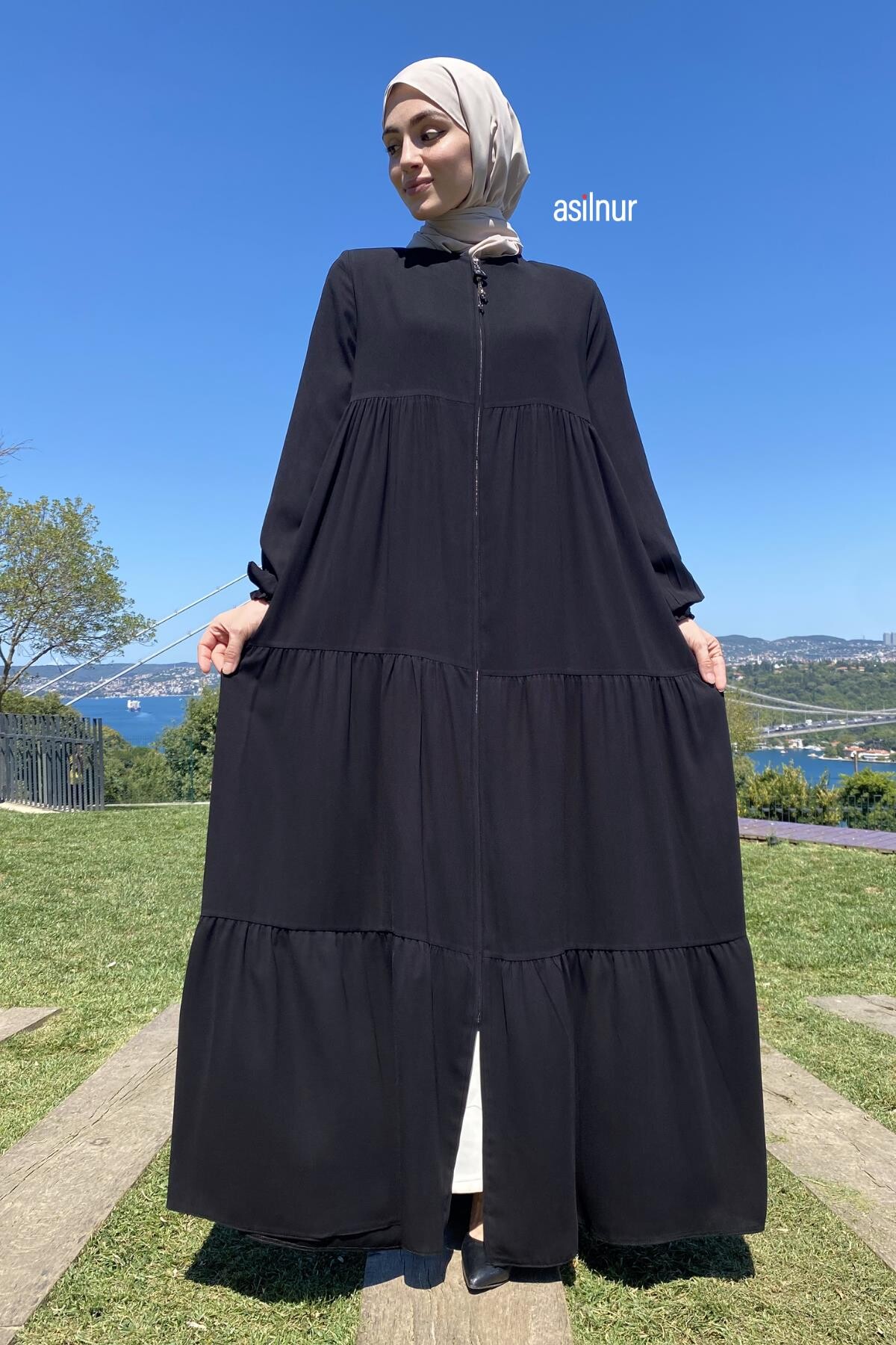 Demet Ferace Siyah - ASİLNUR