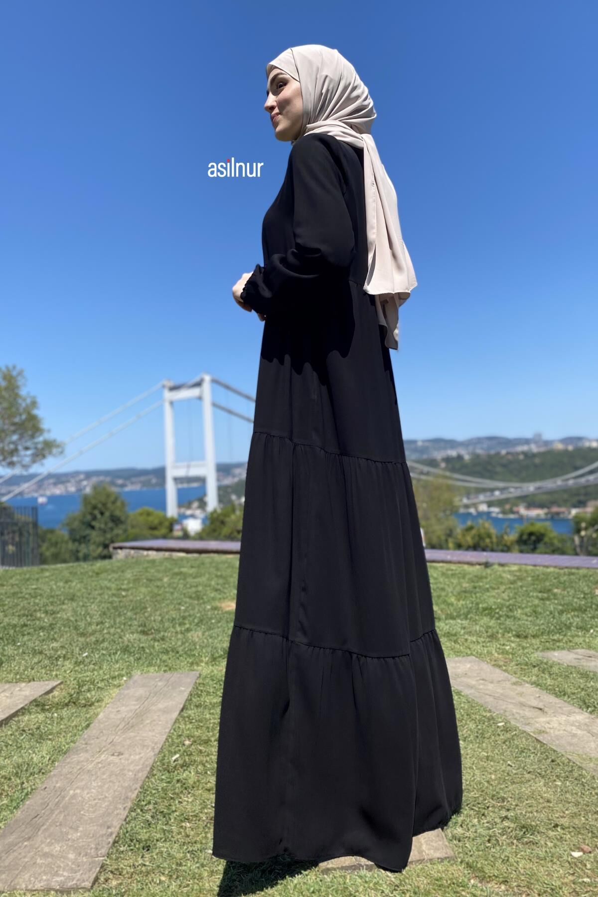 Demet Ferace Siyah - 3