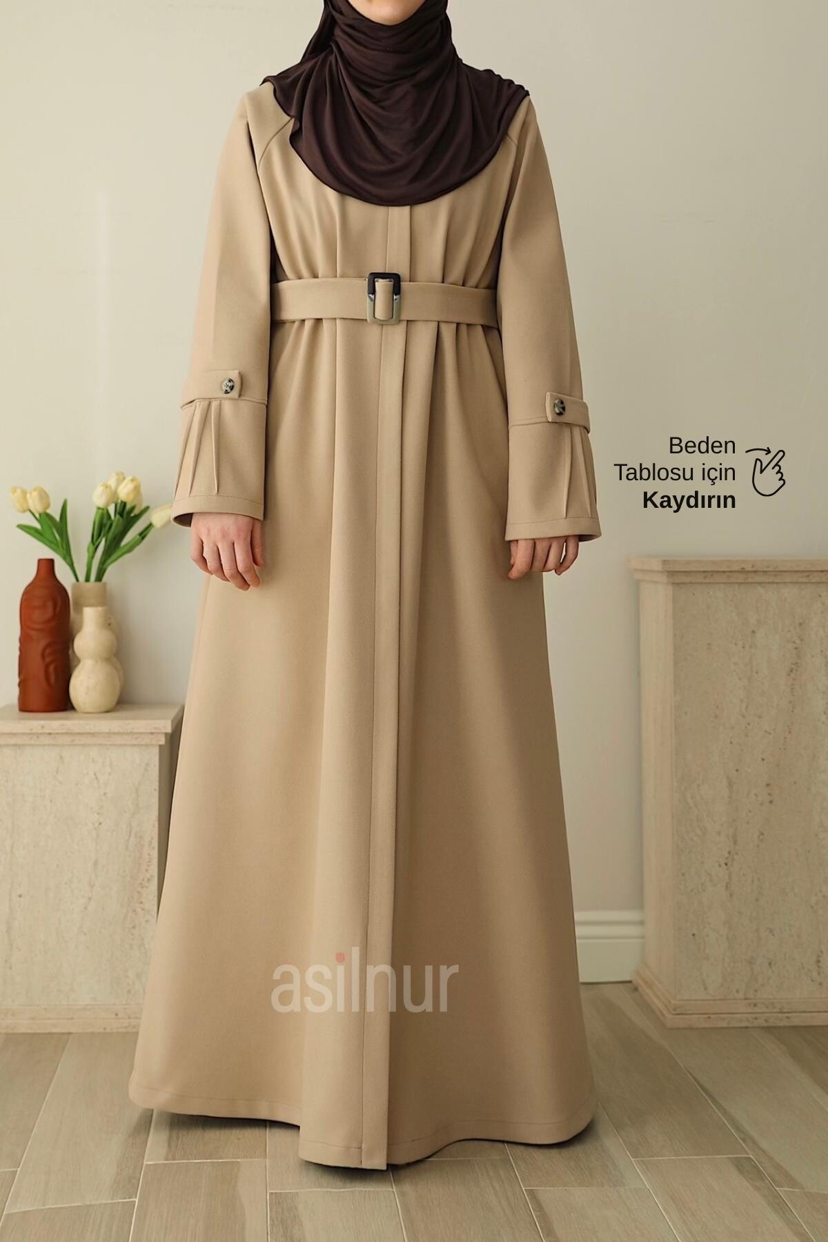 Duru Kaşe Kaban Bej - ASİLNUR