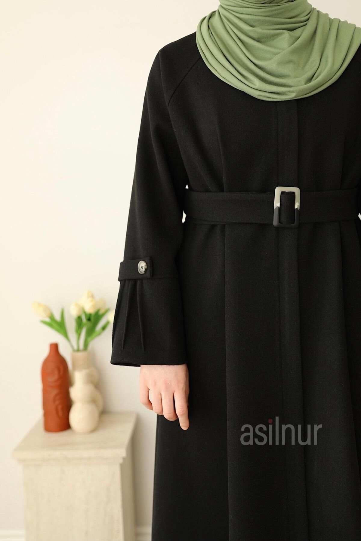 Duru Kaşe Kaban Siyah - 8