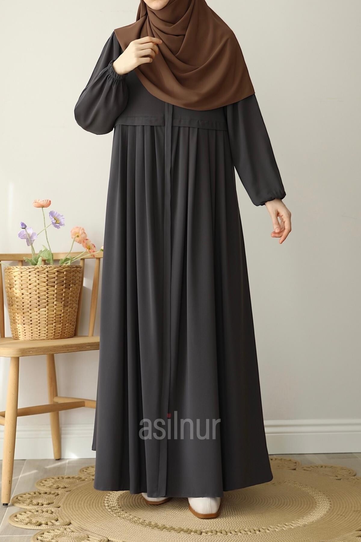 Ebrar Piliseli Ferace Füme - 3