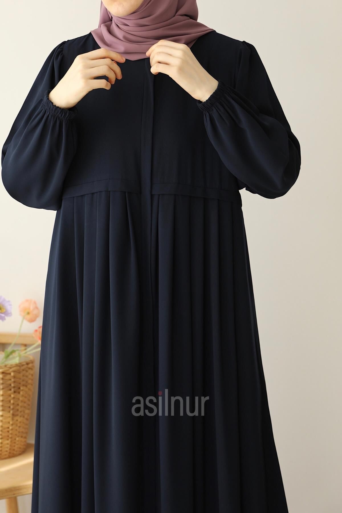 Ebrar Piliseli Ferace Lacivert - 6