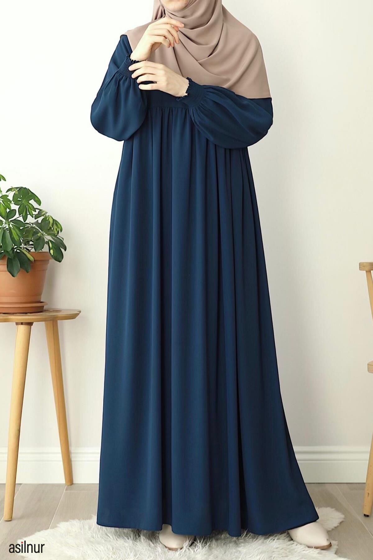 Eda Elbise Petrol Mavisi - 1