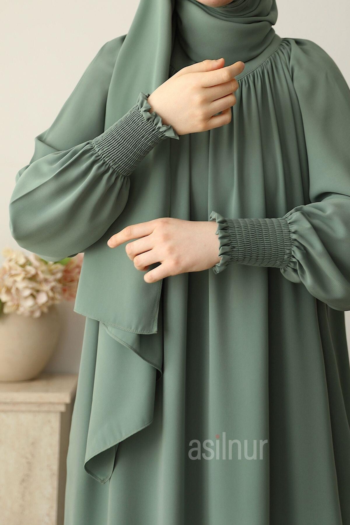 Eflin Elbise Su Yeşili - 8