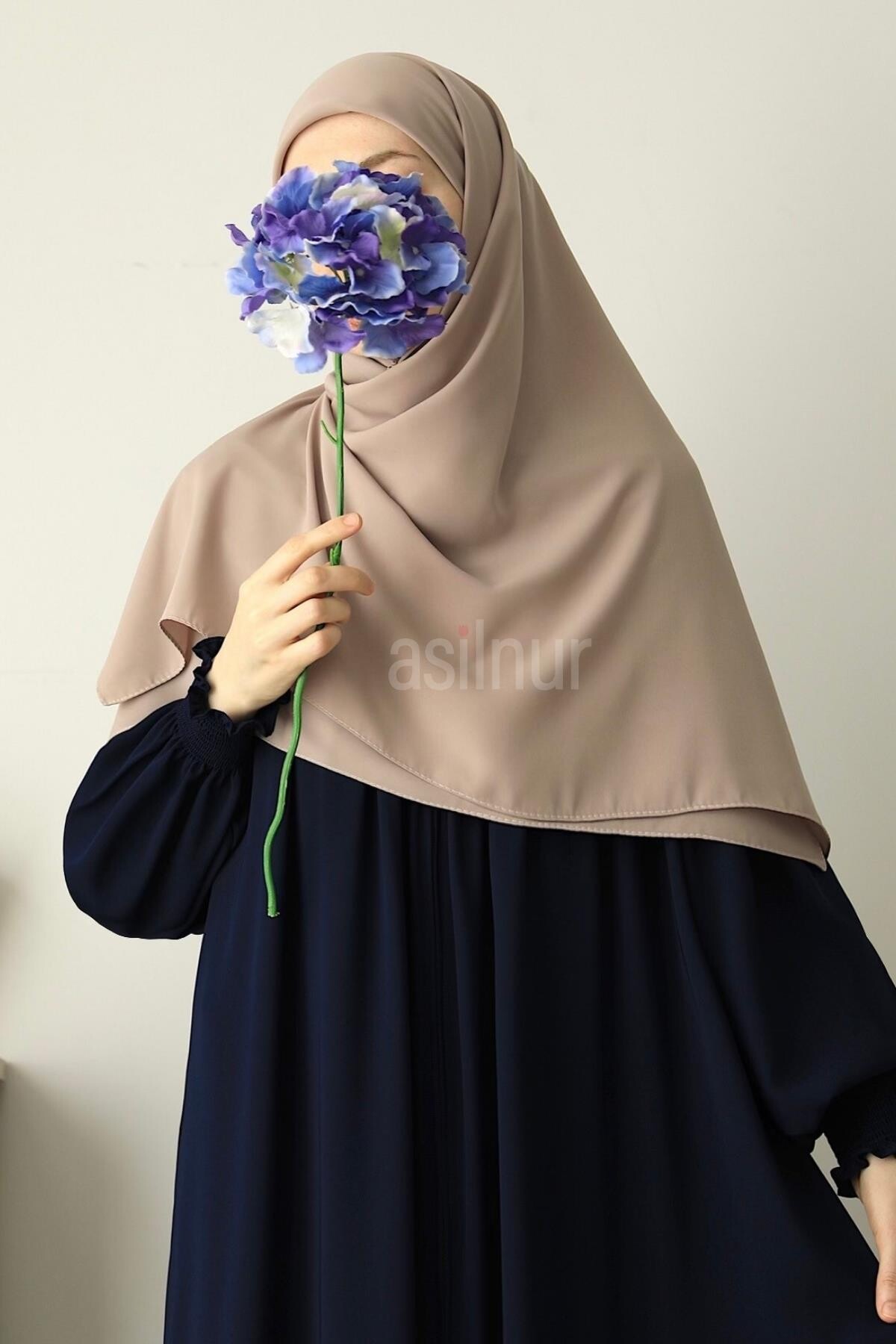 Elif Büyük Boy Eşarp 120x120 Taş - ASİLNUR