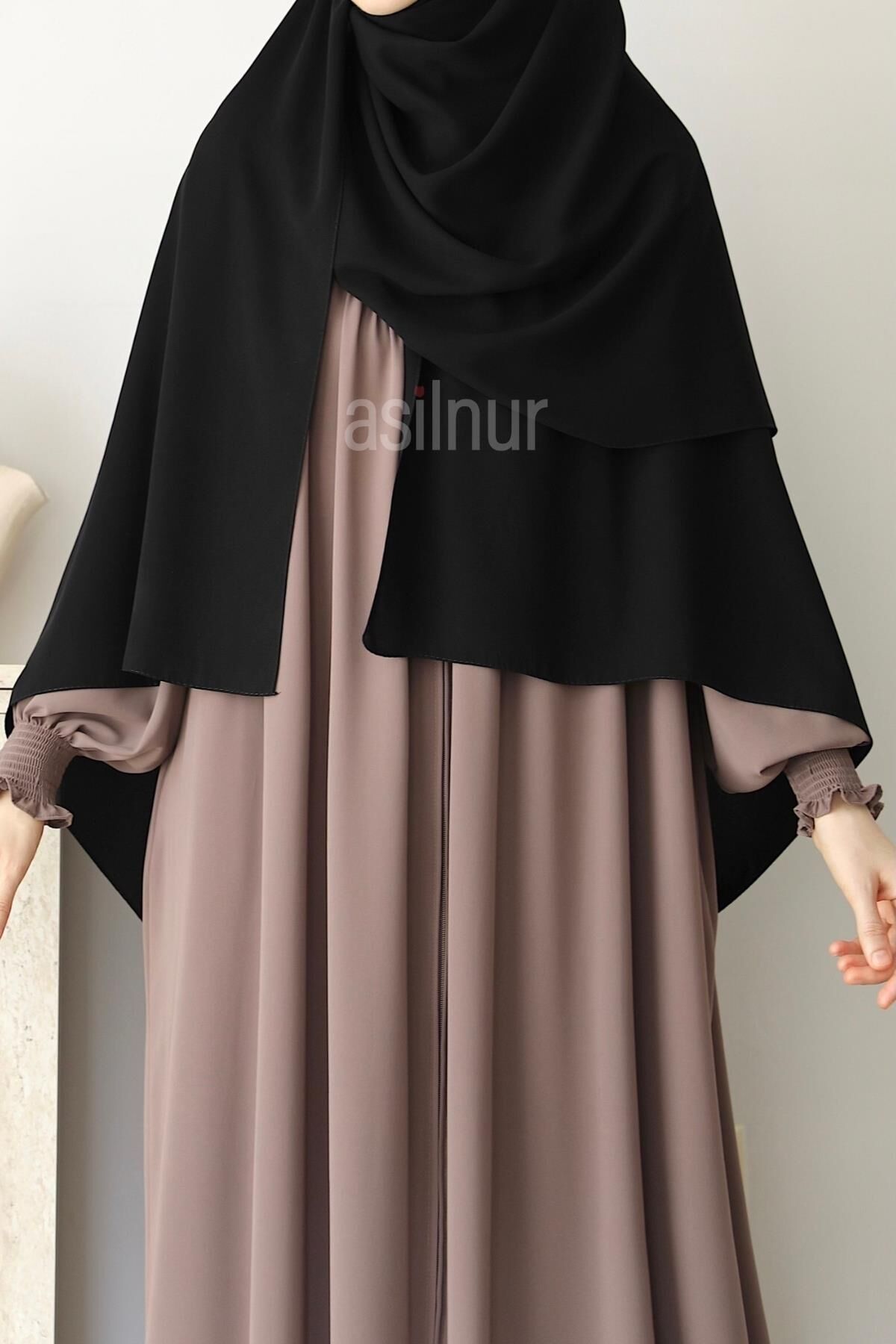 Elif Büyük Boy Şal 70x220 Siyah - 3