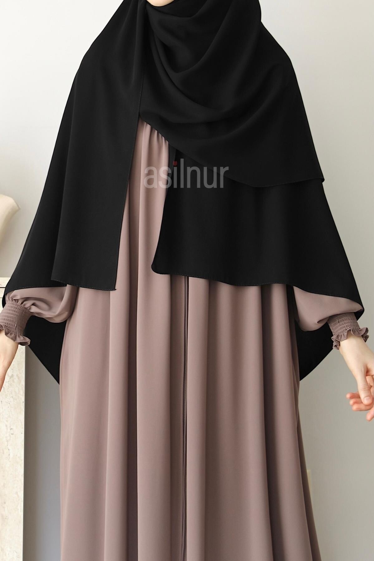 Elif Büyük Boy Şal 70x220 Siyah - 3