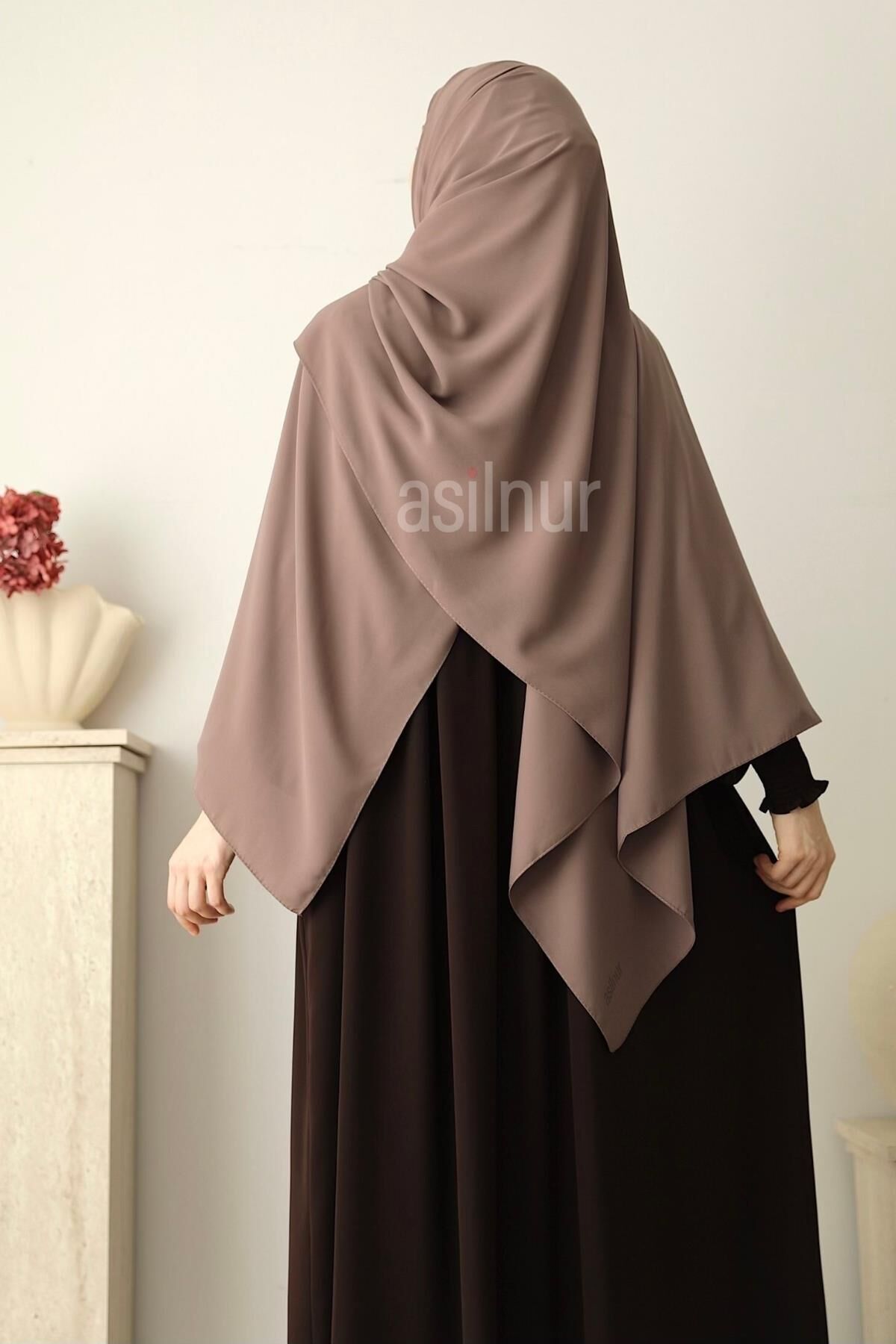 Elif Büyük Boy Şal 70x220 Vizon - 4