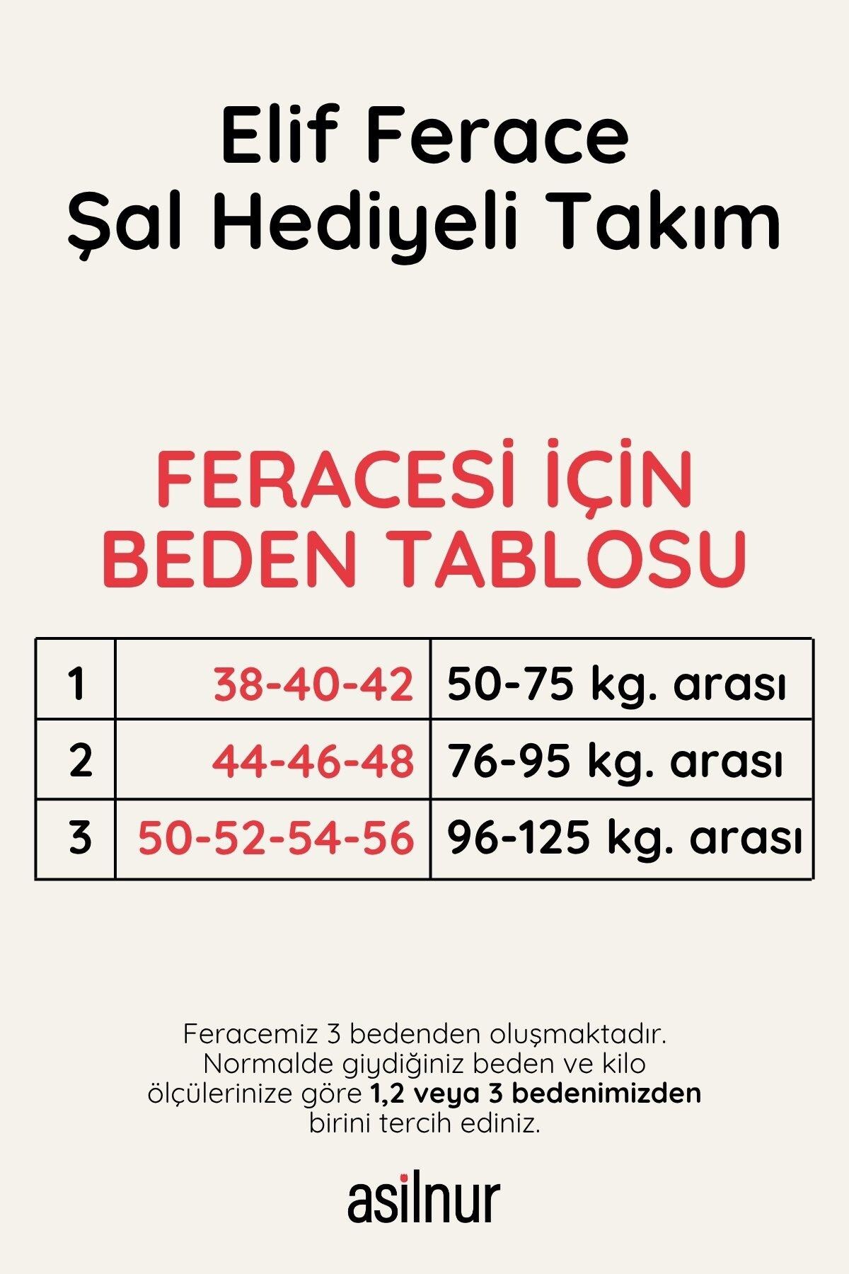 Elif Ferace Şal Hediyeli Takım Haki - 2
