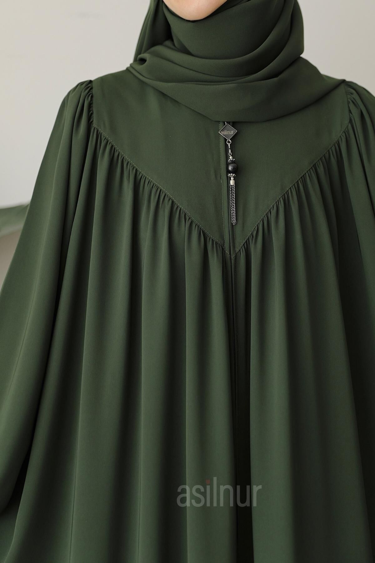 Elif Ferace Şal Hediyeli Takım Haki - 5