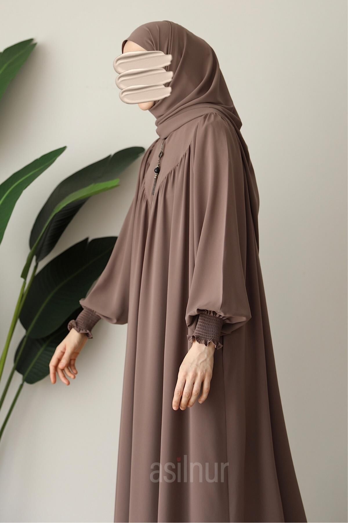 Elif Ferace Şal Hediyeli Takım Vizon - 3