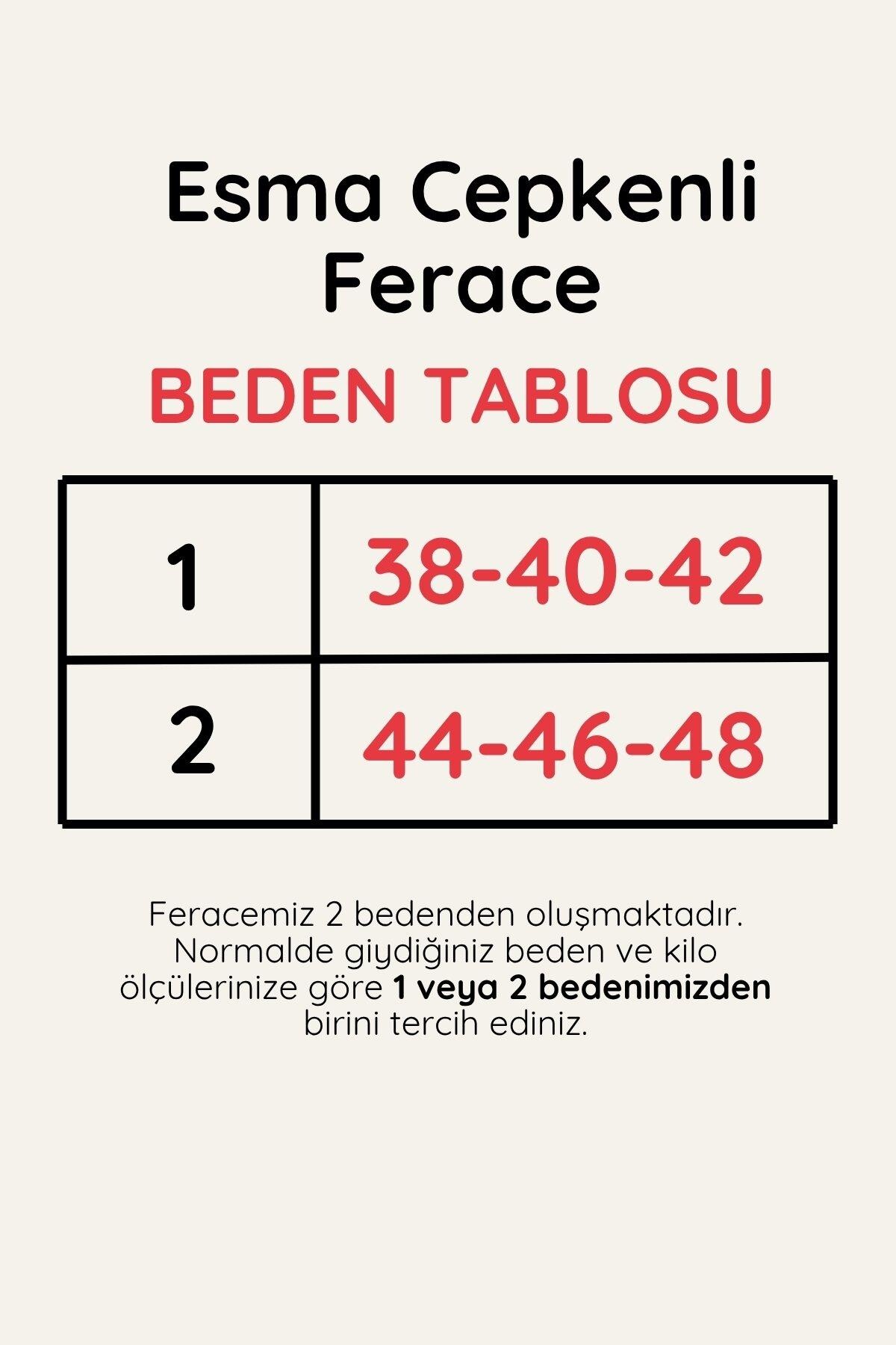 Esma Cepkenli Ferace Füme - 8