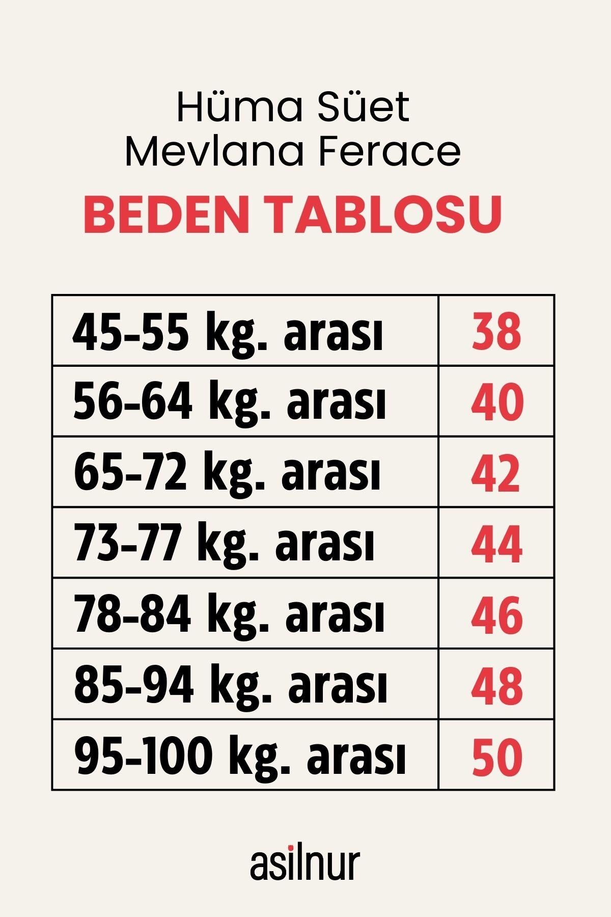 Hüma Süet Mevlana Ferace Kahverengi - 2