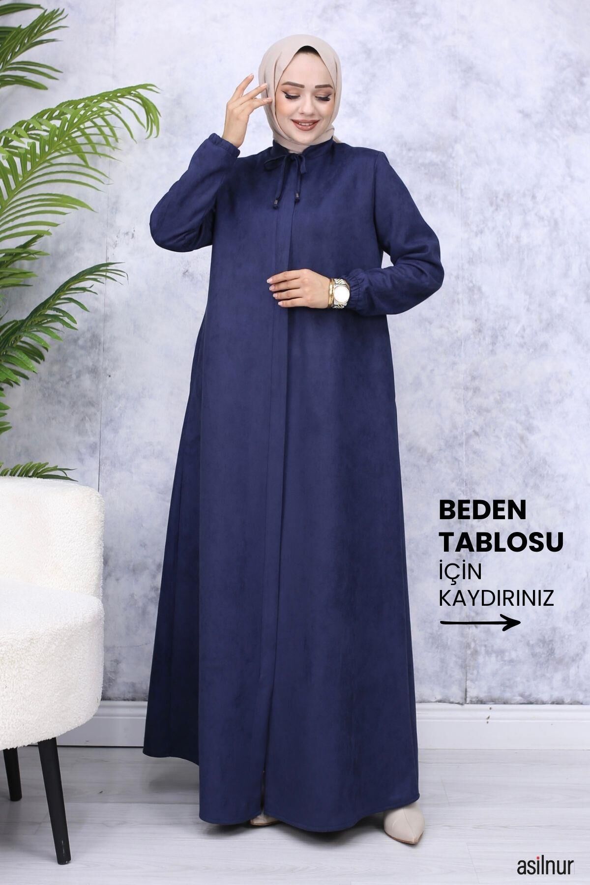 Hüma Süet Mevlana Ferace Lacivert - 1